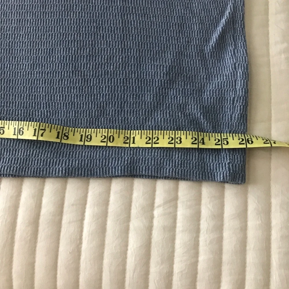 J. Crew‎ slate blue long sleeve sweater tee in size XXL. 100% cotton